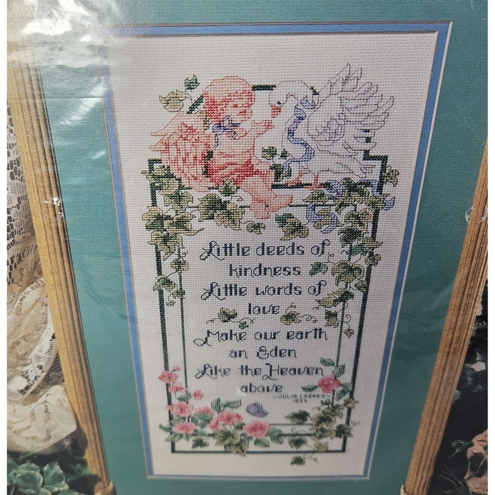 Bucilla Little Deeds of Kindness Counted Cross Stitch Kit Gillum Saying New